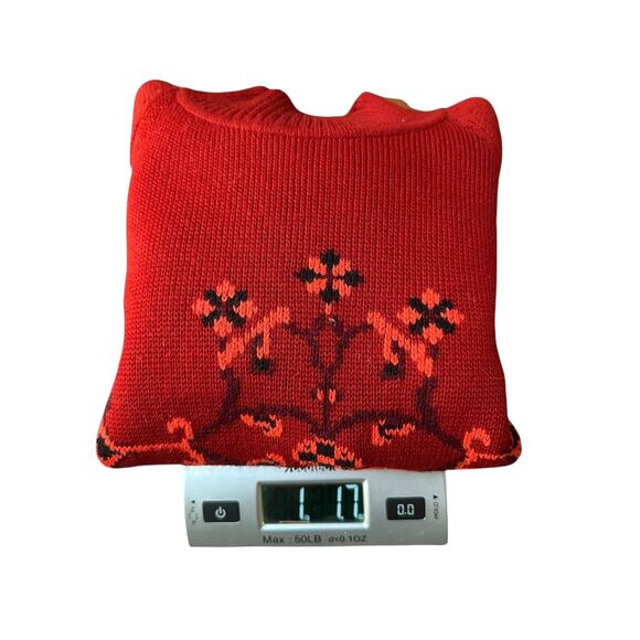 Vintage Bamberger’s Virgin Wool Hand Embroidered Sweater Size 34/ XS - Picture 10 of 10